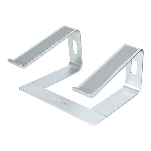 Startech.com Schreibtisch Laptophalter, Laptophalterung/Laptop ablage/erhöhung bis 5kg Tragkraft, Notebook Ablage/Laptop Riser für Macbook Air/Pro, Dell XPS, Lenovo, Aluminium - Notebook-Ständer - 33,00cm (13") - 43,20cm (17") - Silber afbeelding 1