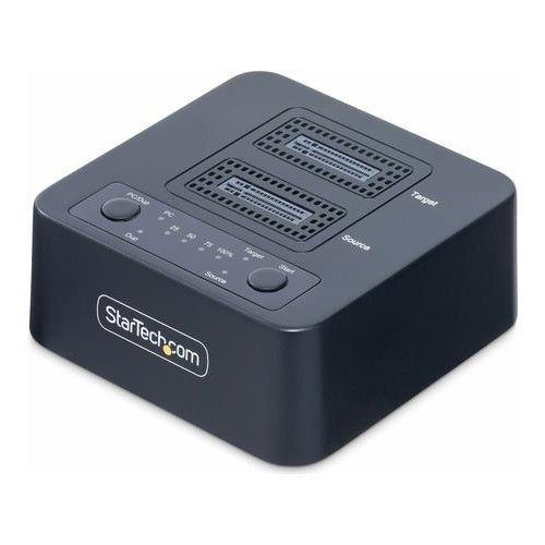 StarTech.com 1:1 Standalone M.2 NVMe Drive Duplicator and Dock - Solid State / Festplattenduplikator - 2 Schächte (PCIe (NVMe)) - TAA-konform (M2-HDD-DUPLICATOR-N1) afbeelding 1