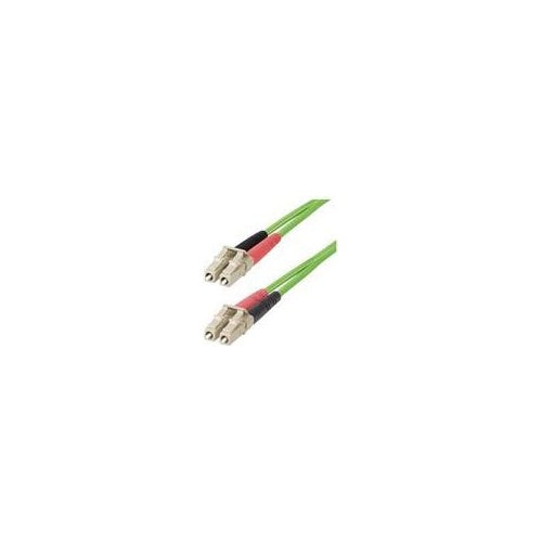 StarTech.com 15m (50ft) LC to LC (UPC) OM5 Multimode Fiber Optic Cable, 50/125µm Duplex LOMMF Zipcord, VCSEL, 40G/100G, Bend Insensitive, Low Insertion Loss, LSZH Fiber Patch Cord - Patch-Kabel - LC/UPC Multi-Modus (M) zu LC/UPC Multi-Modus afbeelding 1