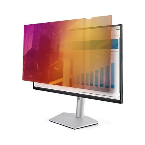 StarTech.com 27-inch 16:9 Gold Monitor Privacy Screen, Reversible Filter w/Enhanced Privacy, Glossy Computer Security Filter, Removable Screen Protector/Shield, +/- 30 Deg. - Blickschutzfilter für Bildschirme - 2-Wege - entfernbar - Halter/ - 0065030901901 - image 1