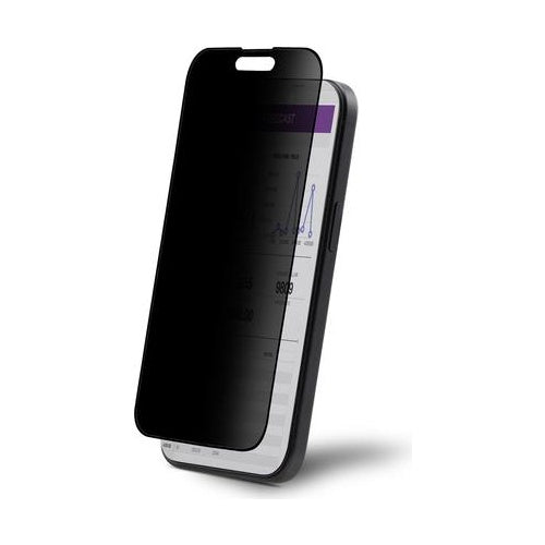 StarTech.com - Bildschirmschutz für Handy - 4-Wege, Sichtschutzfilter, für Hochformat/Querformat, touch-fähig, +/-30° Sichtwinkel - Glas - mit Sichtschutzfilter - 4-Wege - klebend - Schwarz - für Apple iPhone 15 (IP15T-PRIVACY-SCREEN) afbeelding 1