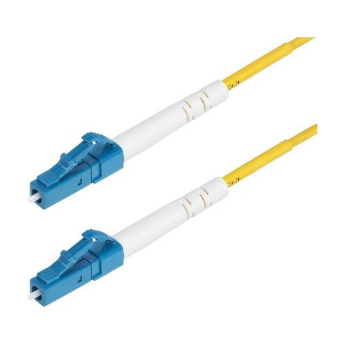 StarTech.com 10m (32.8ft) LC to LC (UPC) OS2 Single Mode Simplex Fiber Optic Cable, 9/125µm, Laser Optimized, 40G/100G, Bend Insensitive, Low Insertion Loss - LSZH Fiber Patch Cord (SPSMLCLC-OS2-10M) - Patch-Kabel - LC/UPC Einzelmodus (M) z afbeelding 1