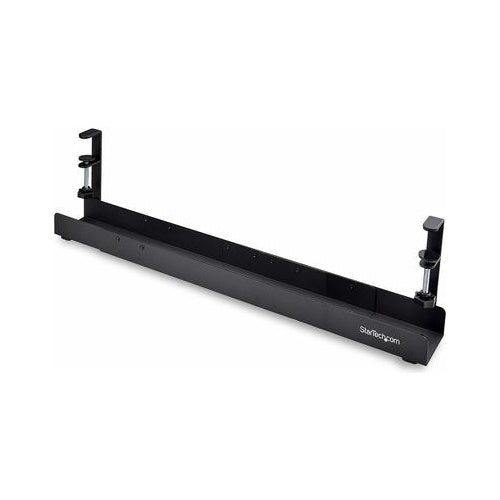 StarTech.com Under Desk Cable Management Tray, Clamp-on Installation - Kabelmanagementfach - unter Tisch montierbar - Schwarz - 80 cm (CALB-DESK-CABLE-TRAY) afbeelding 1
