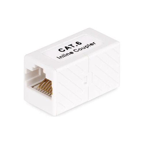 StarTech.com RJ45 Coupler 5-Pack, Inline Cat6 Coupler, Female to Female (F/F) T568 Connector, Unshielded Ethernet Cable Extension - 5 Pack (IN-CAT6-COUPLER-U5) - Netzwerkkoppler - RJ-45 (W) zu RJ-45 (W) - ungeschirmt - CAT 5/5e/6 - Passiv - afbeelding 1