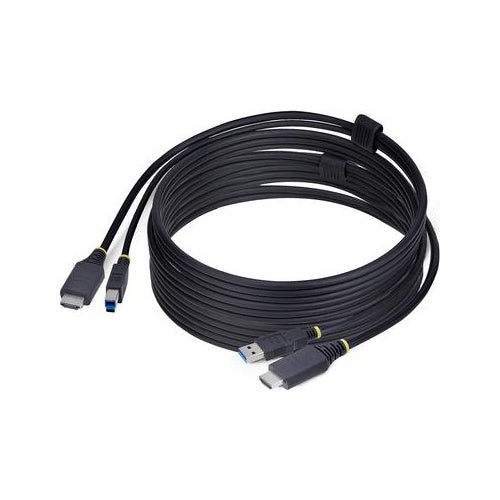 StarTech.com 10ft (3m) HDMI and USB 5Gbps KVM Cable - Tastatur- / Video- / Maus- (KVM-) (HU12210-KVM-CABLE) afbeelding 1