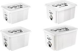 keeeper Storage Box Karolina "Minions Bello", 30 L, White, with Lid (1223810036000)
