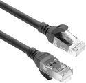 ACT Black 15 m TPE U/UTP CAT6A Ultra-Flex Patch Cable Snagless RJ45 (FC1915)