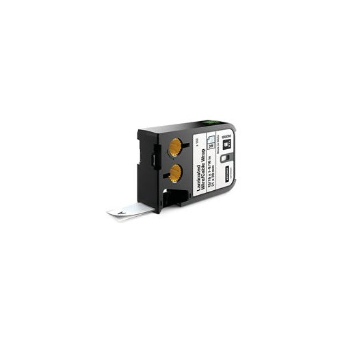 Dymo XTL - Permanentes selbstklebendes Vinylband - Schwarz auf Weiß - 21 x 39 mm 150 Etikett(en) - für XTL 300, 500 (1868705) afbeelding 1