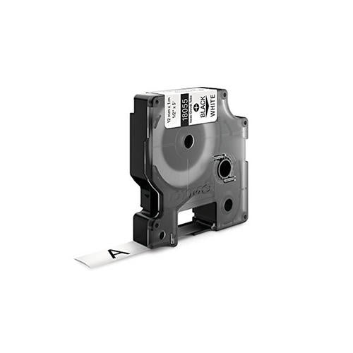Dymo - Polyolefin-Schrumpfschläuche - Schwarz auf Weiß - Rolle (1,2 cm x 1,5 m) - 1 Rolle(n) - für Rhino 4200, 6000, 6000 Hard Case Kit (18055) afbeelding 2
