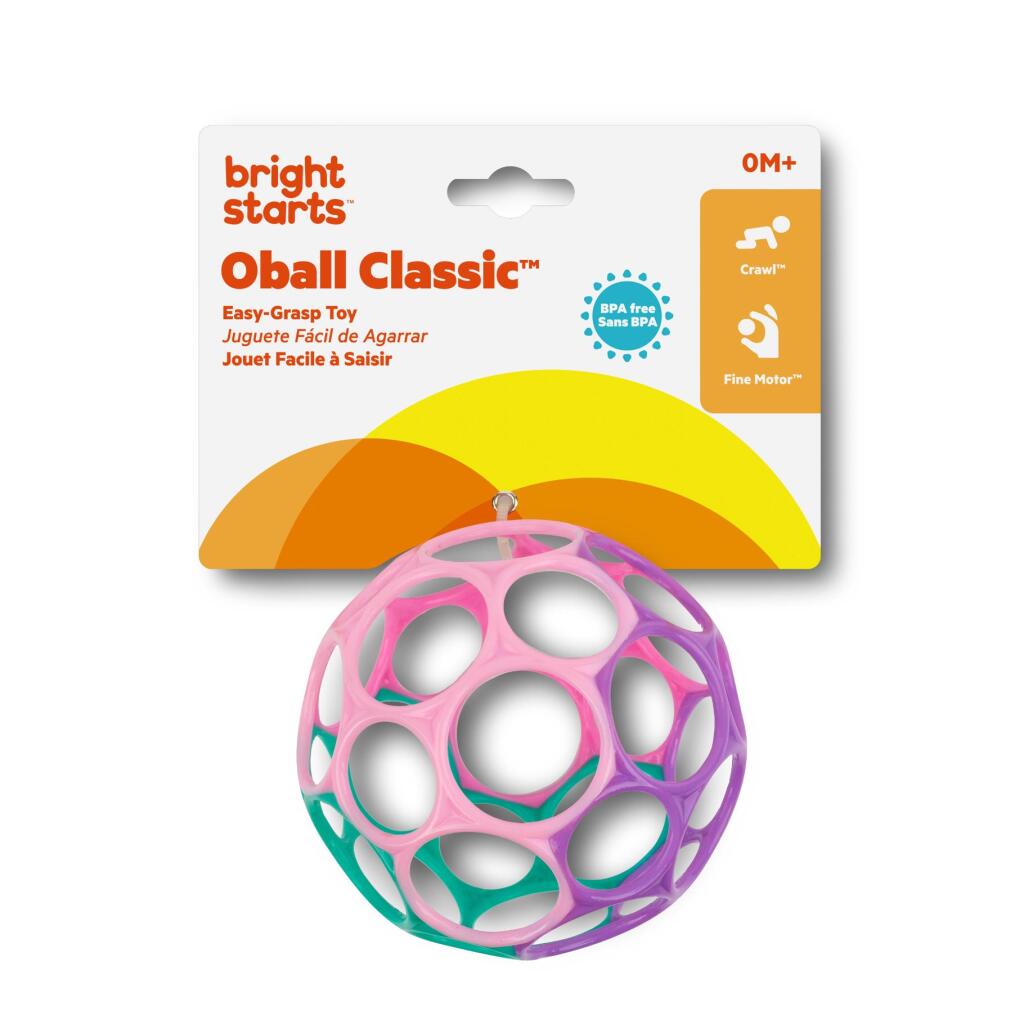 Oball Original Classic Easy Grip Pink/Purple/Green