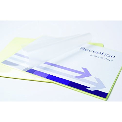 Fellowes Laminating Pouches Enhance 80 micron - Laminiertaschen mit selbstklebender Rückseite - 100 x glänzend - A3 (297 x 420 mm) (53023) afbeelding 2