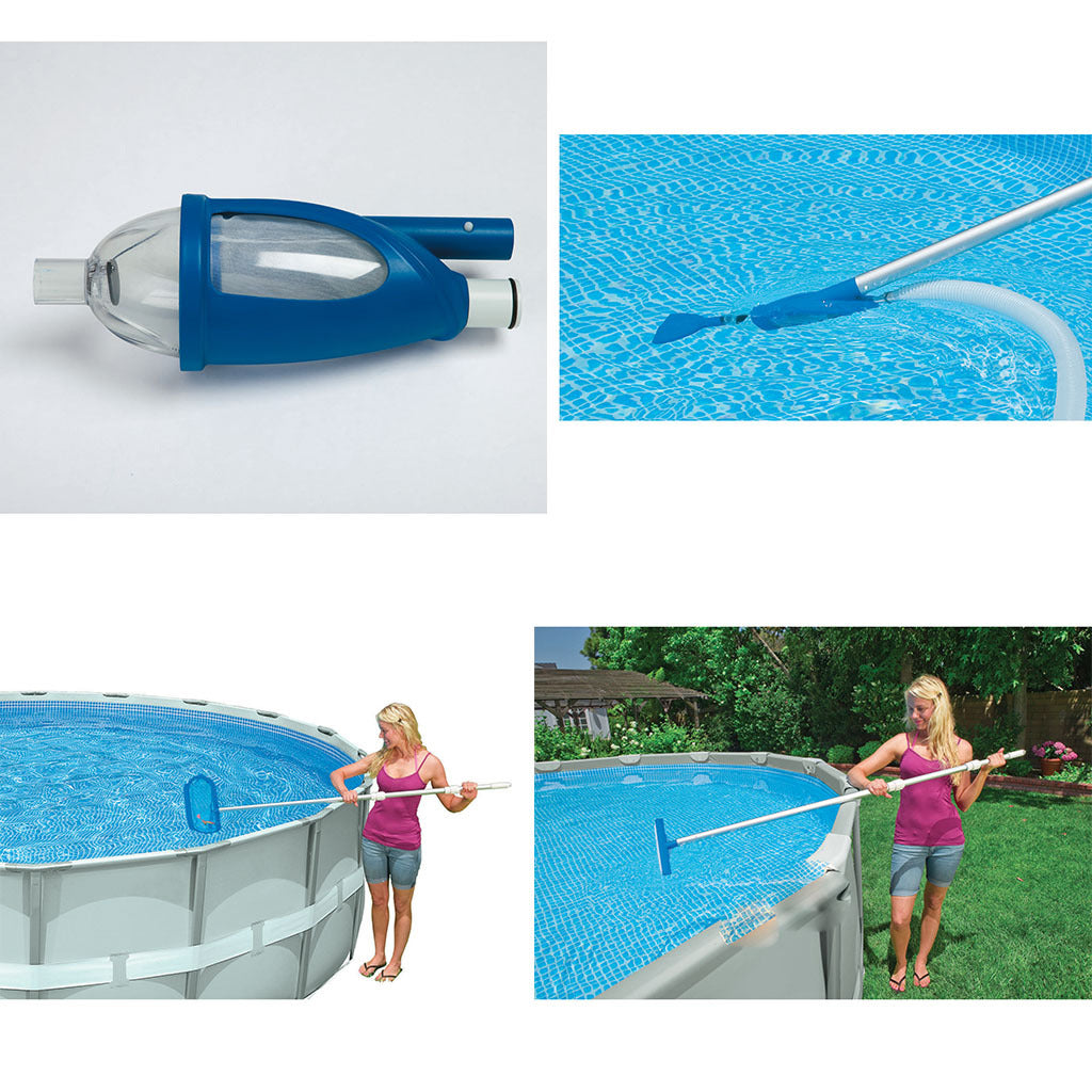 Intex 28003 Pool Maintenance Kit with Steel - For Pools 549 cm and Above