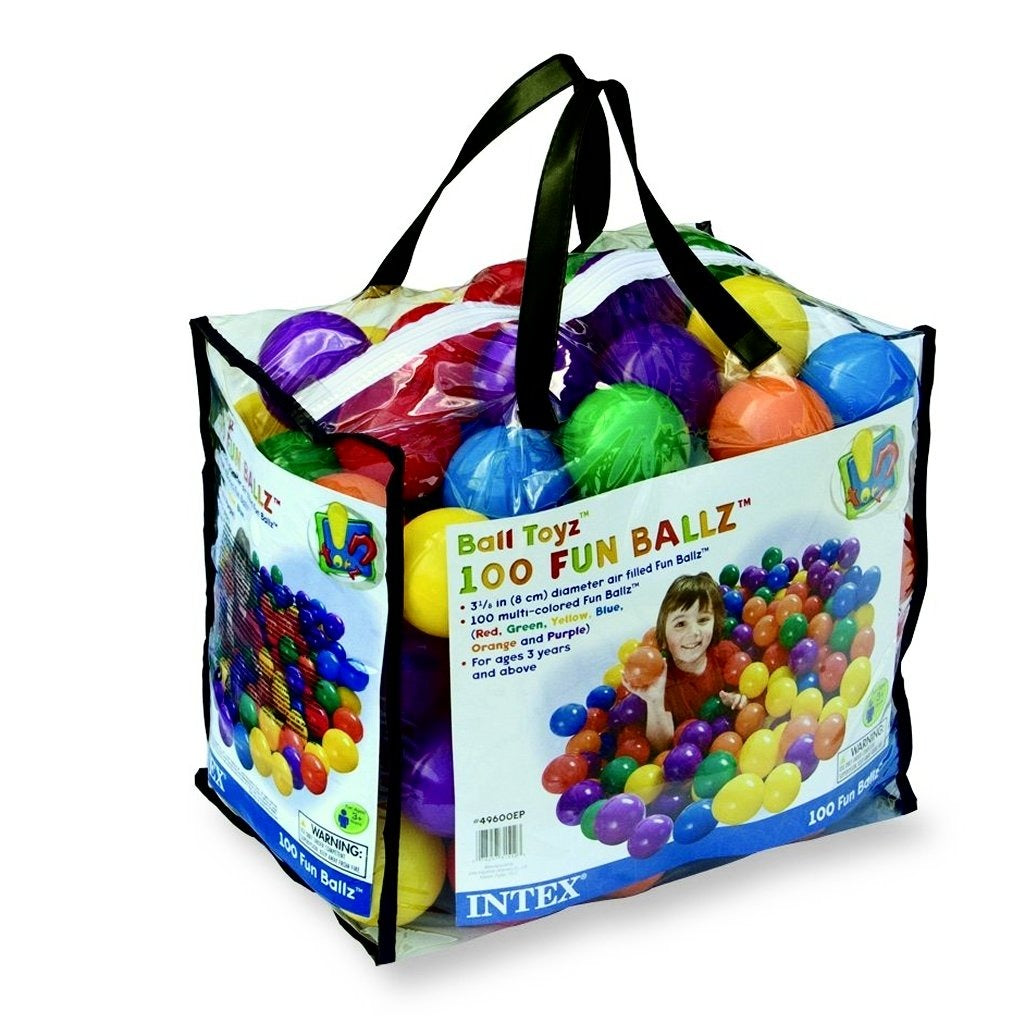 Intex 100 Balls for the Ball Pit 8 cm Assorted Colors