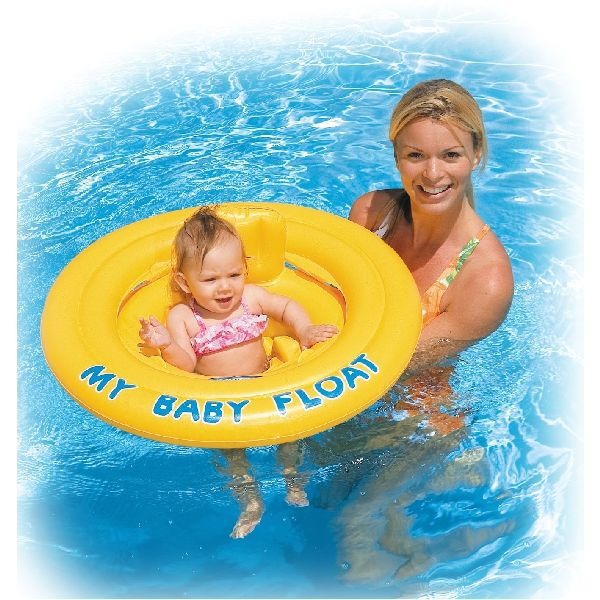 Intex My Baby Float 70 cm for 1/2-1 Year Olds, 4 Air Chambers, Up to 11 KG 56585EU
