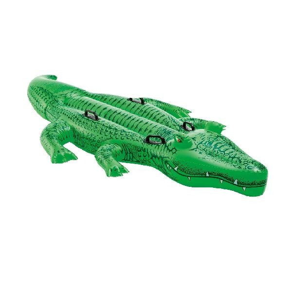 Intex Giant Crocodile Ride-On 203x114cm - Inflatable Pool Float