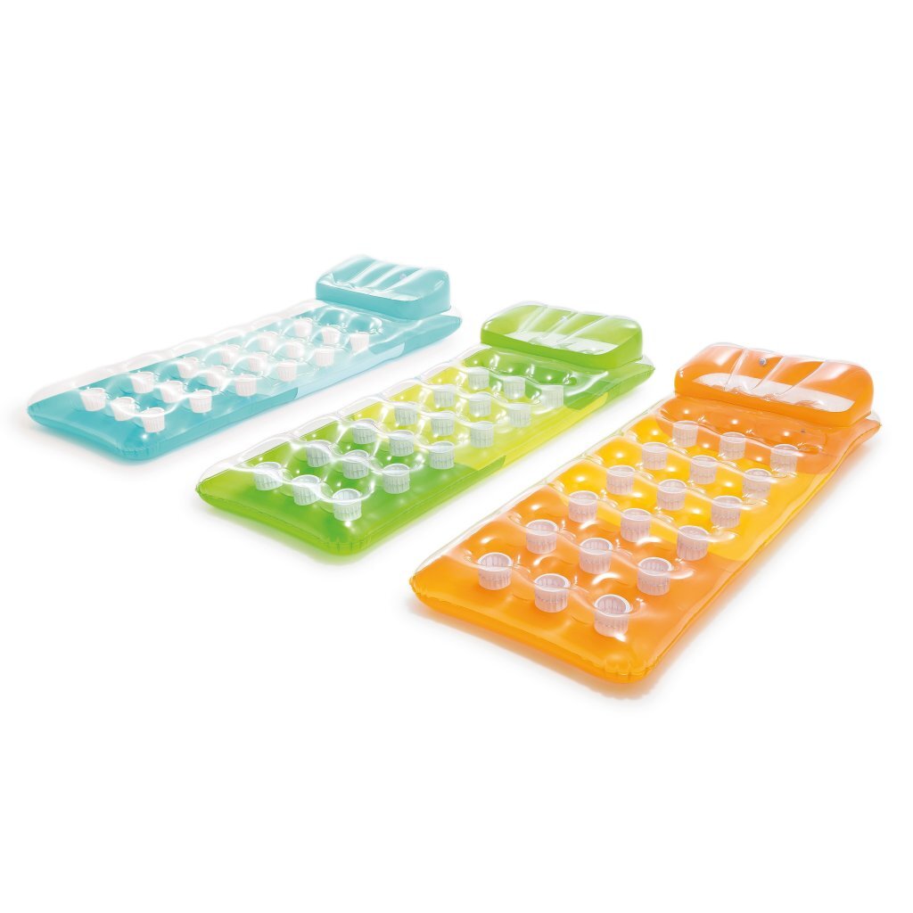 Intex 58890NP Wet Set Collection Pocket Air Mattress 188x71 cm Various Colors
