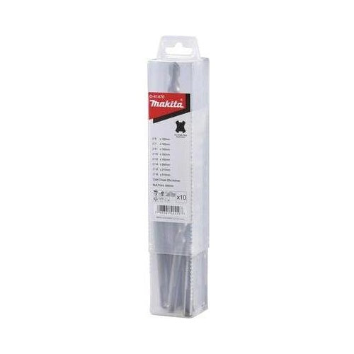 Makita - Bohreinsatz- und Meißelset - für Beton - Hammereinsatz - flach, Punkt - 10 Stücke - SDS-plus - Länge: 210 mm, 160 mm, 260 mm, 140 mm (D-41470) afbeelding 1