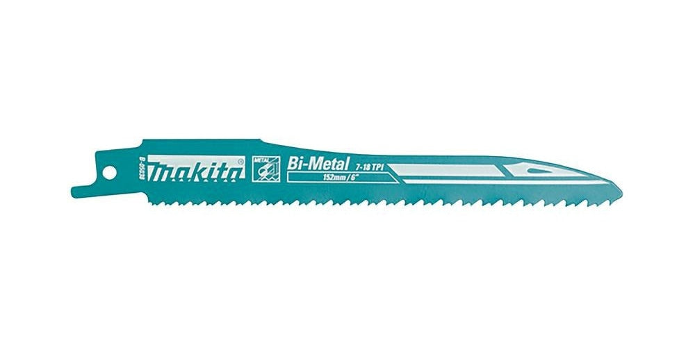 MAKITA RECIPROCATING SAW BLADE BIM 152x0 9mm /25pcs. METAL  PVC (FAST) afbeelding 1
