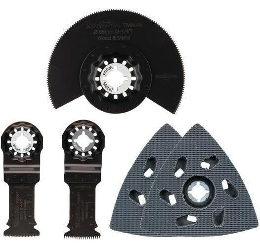 Makita - Blattset für Multifunktionswerkzeug - 5 Stücke - Starlock - für Makita DTM51RT1J3, DTM51Z, DTM51ZJX2 (B-67511) afbeelding 1