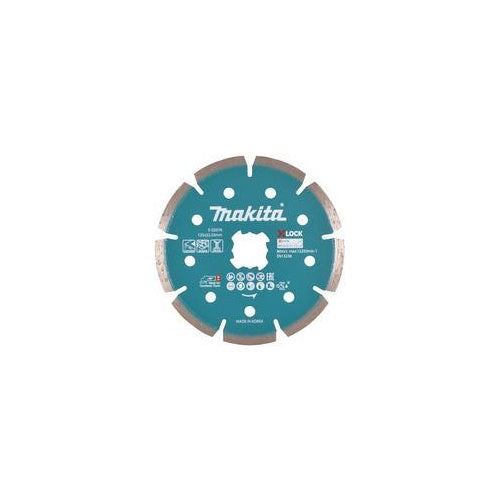 Makita - Diamant-Schneidscheibe - für Beton, Granit, Marmor - 125 mm - für Makita GA041GM201, XGT GA041GZ afbeelding 1