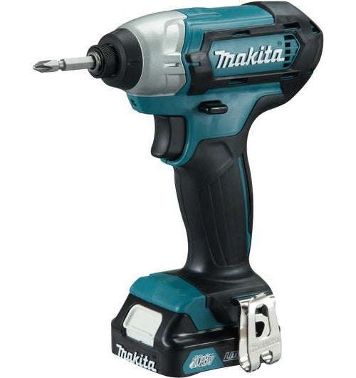 Makita TD110DSMJ - Schlagschrauber - kabellos - 1/4" -Inbuseinsatz - 110 N·m - 2 Akkus - 10.8 V afbeelding 1