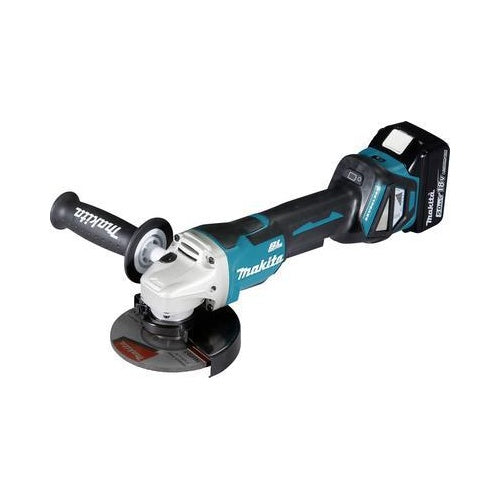 Makita DGA515RTJ - Winkelschleifer - schnurlos - 125 mm - 2 Akkus, Ladegerät enthalten - 18 V afbeelding 1