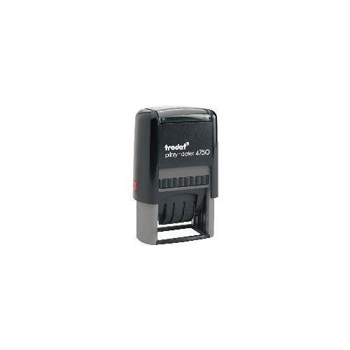 trodat Datumstempel Printy-Dater 64249 41x24mm BEZAHLT gr/sw afbeelding 1