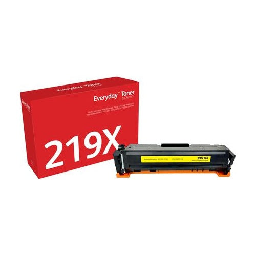 XEROX EVERYDAY YELLOW TONER REPLACES HP 219X (W2192X) HIGH CAPACITY (006R05156) afbeelding 1