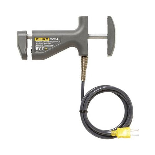 BEHA Fluke Temperaturfühler mit Klemmbefestigung, 6 ... 35 mm, Oberfläche, Typ K, -29 ... 149°C (80PK-8) afbeelding 1