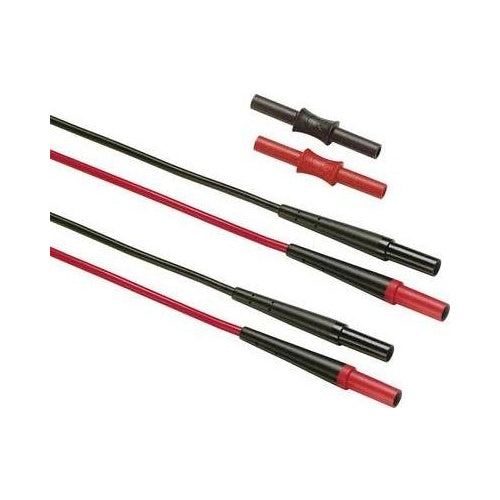 Fluke SureGrip - Messleitung - Schwarz - Rot - CAT III,CAT IV - Silikon - 1,5 m - 1000 V (2003602) afbeelding 1