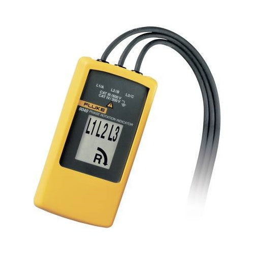 Fluke | Phase Rotation Tester | 4014969 700V 15-400Hz 61mm | For Three-Phase Networks - Black Yellow IP40 afbeelding 1