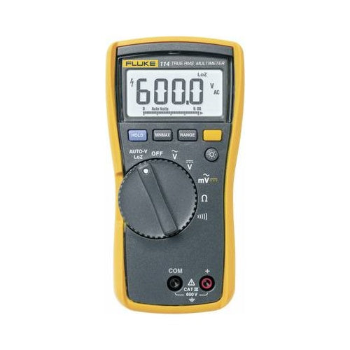 Kompaktes Echteffektiv-Messgerät mit Standardfunktionen Das Fluke 114 ist ideal für die elektrische Fehlersuche und für einfache OK/Nicht OK-Tests im haustechnischen/gewerblichen Bereich. Es bietet alle Grundfunktionen und zusätzlich eine afbeelding 1