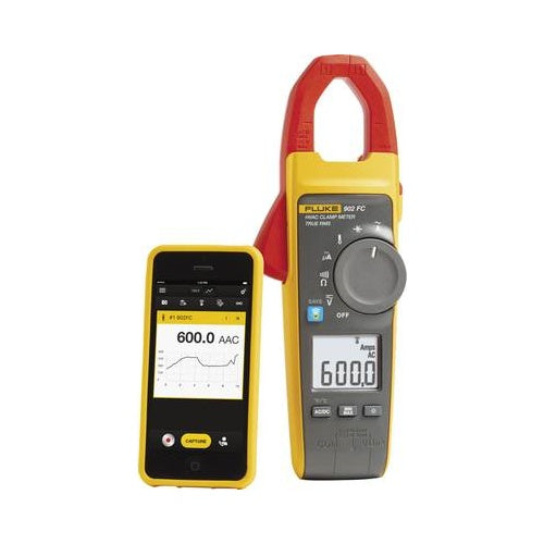 Fluke 902 FC Stromzange Hand-Multimeter Kalibriert nach DAkkS digital CAT III 600 V (4695814) afbeelding 1