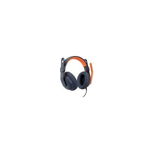 Logitech Zone Learn Over-Ear Wired Headset for Learners, 3,5mm AUX - Kopfhörer mit Mikrofon - ohrumschließend - kabelgebunden - 3,5 mm Stecker (981-001389) afbeelding 1