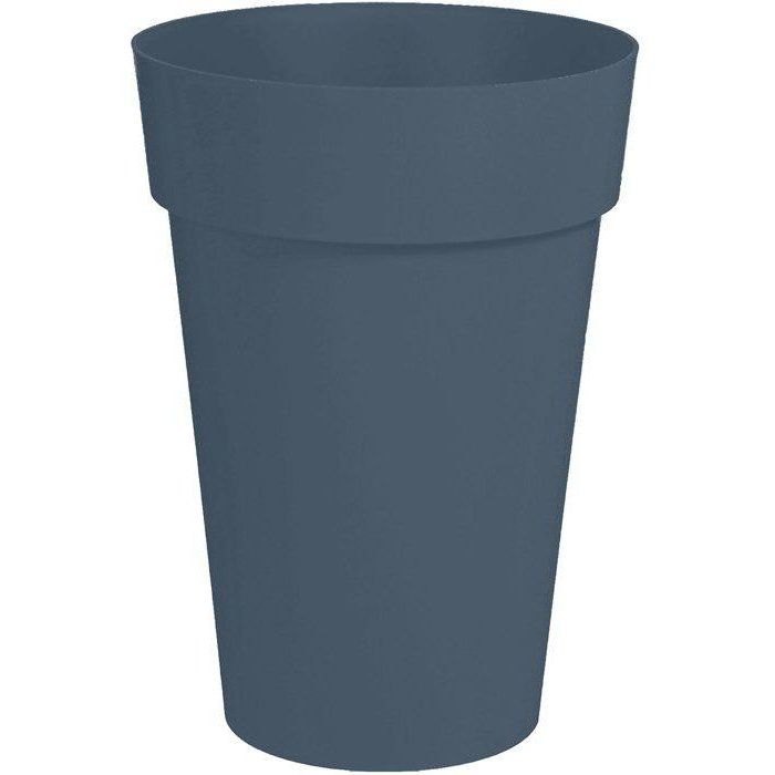 EDA Tall Round Vase Ø 46 cm - Tuscany - 67 L - Indoor/Outdoor - Denim Blue
