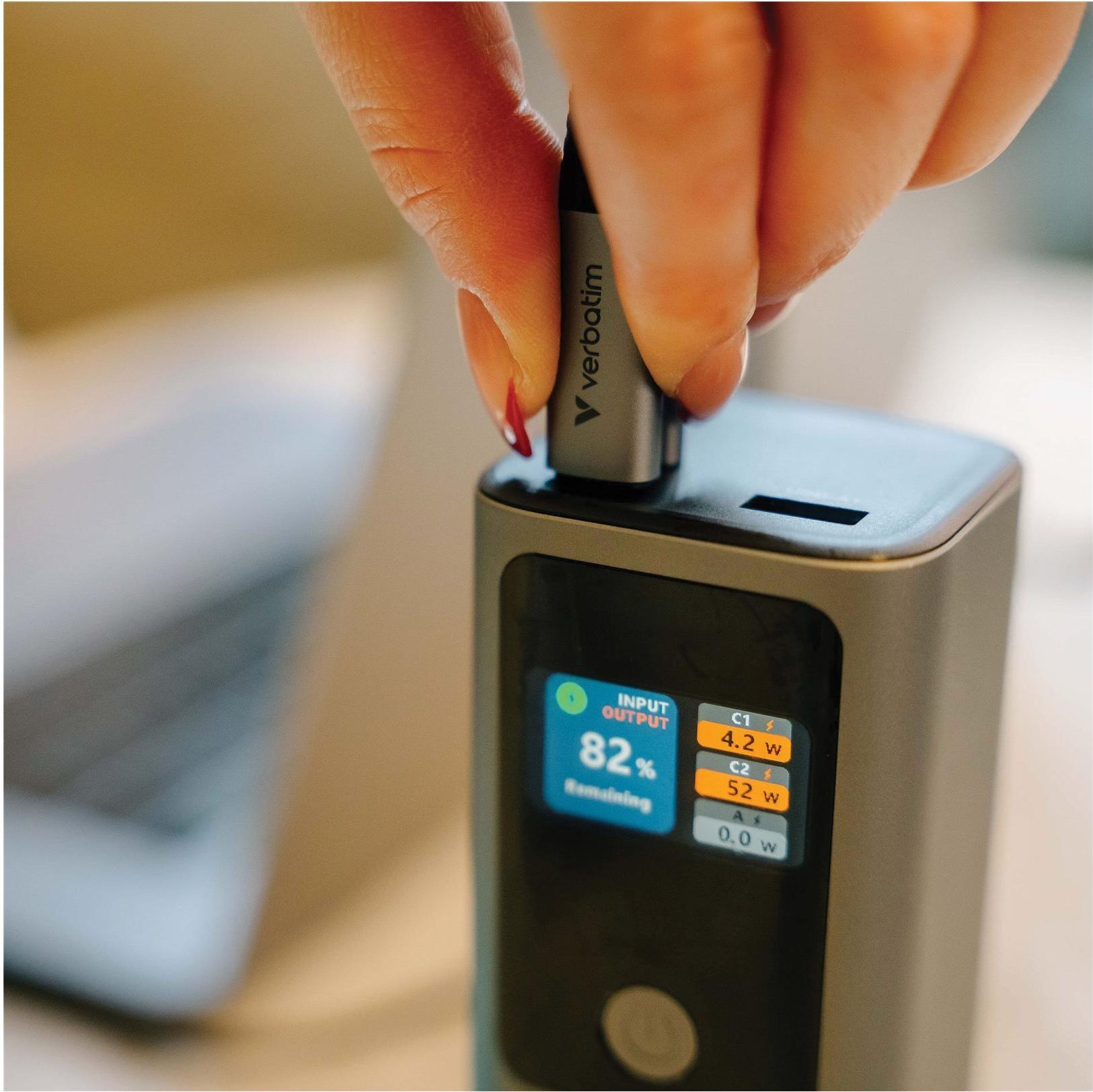 Verbatim Charge -n- Go Power Bank 27000mAh with PD 3.1 and QC 3.0 Ports