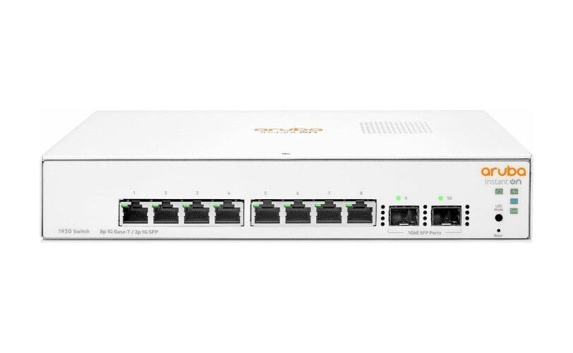 HPE Networking Instant On 1930 8G 2SFP Switch - Switch - L3 - managed - 8 x 10/100/1000 + 2 x Gigabit SFP(JL680A) afbeelding 1