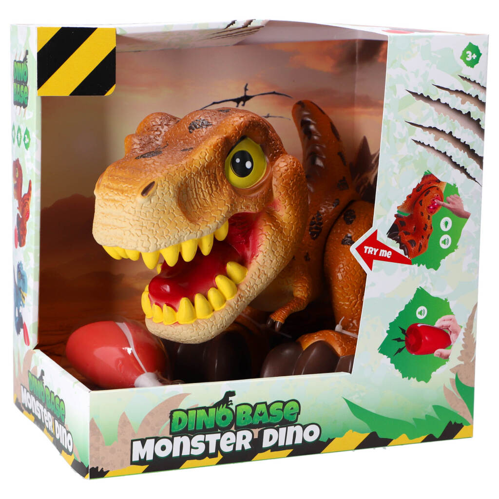 Dinobase Monster Dino + Light and Sound - Fortnite Collectible Figure