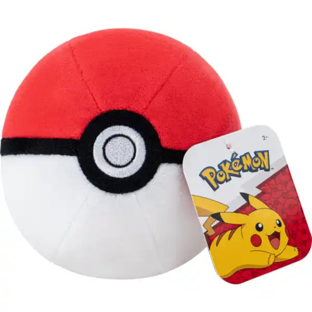 Pokémon Plush Pokeball Assorted Set of 5 Inch - Soft Toy