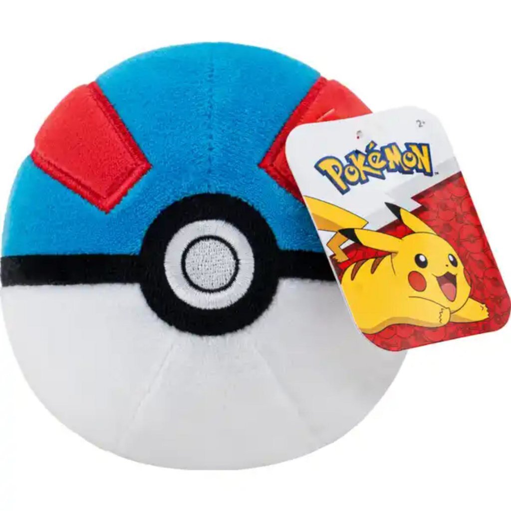 Pokémon Plush Pokeball Assorted Set of 5 Inch - Soft Toy