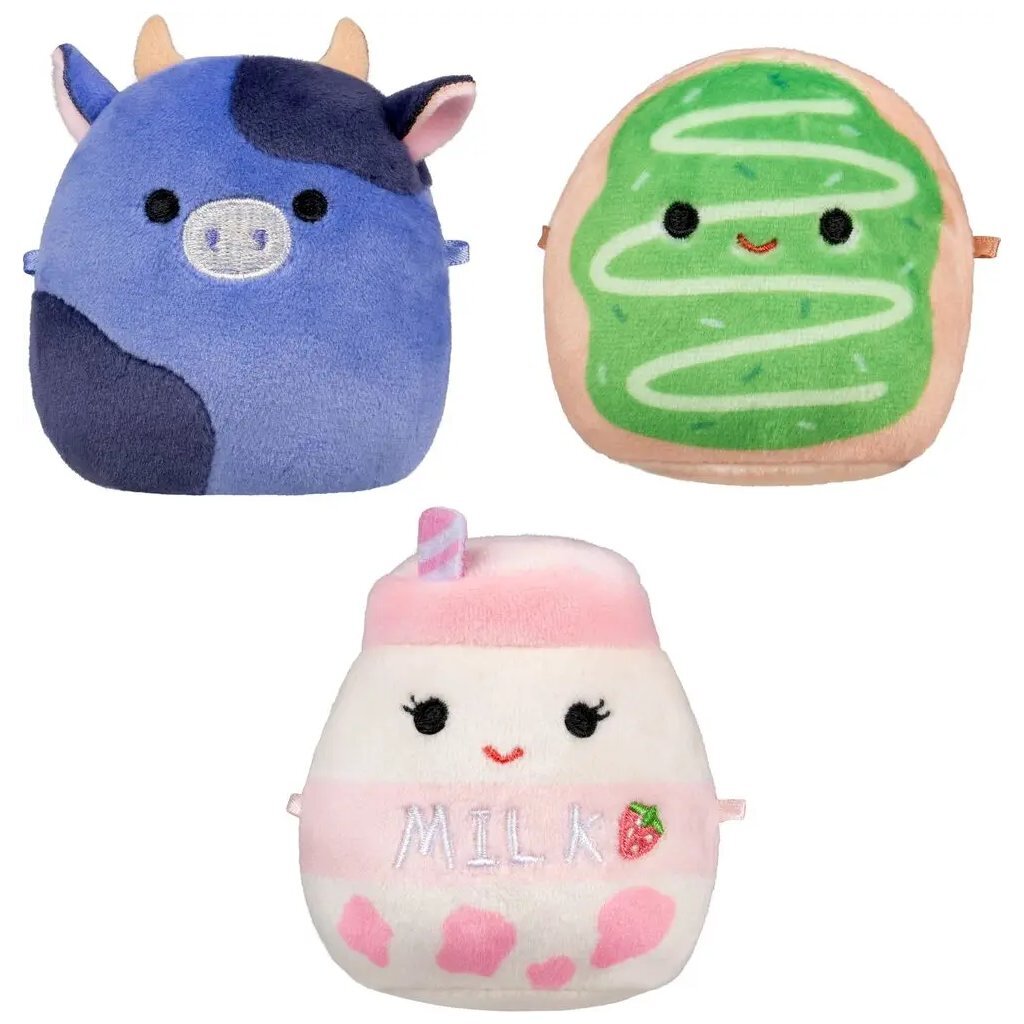 Squishmallows Micromallows Ingred, Amelie, Daisuke 6.5 cm - Plush Toys