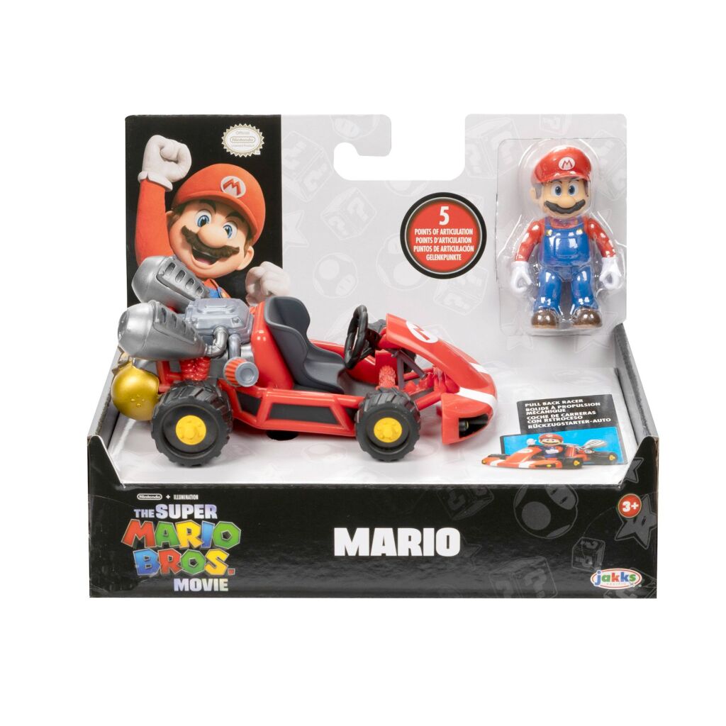 Super Mario Movie Vehicle with Figure