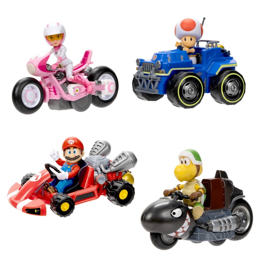 Super Mario Movie Vehicle with Figure