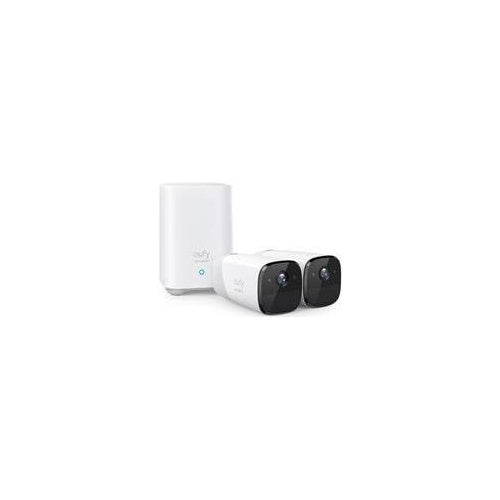 Anker Eufy eufyCam 2 Pro - Netzwerk-Überwachungskamera - Außenbereich, Innenbereich - wetterfest - Farbe (Tag&Nacht) - Audio - drahtlos - Wi-Fi - Wi-Fi - mit Eufy HomeBase 2 (Packung mit 2) (T88513D1) afbeelding 1