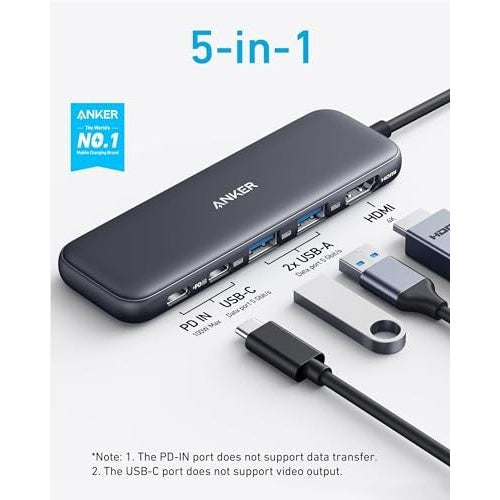 Anker PowerExpand+ 332 - Dockingstation - USB-C - HDMI (A8355H11) afbeelding 2