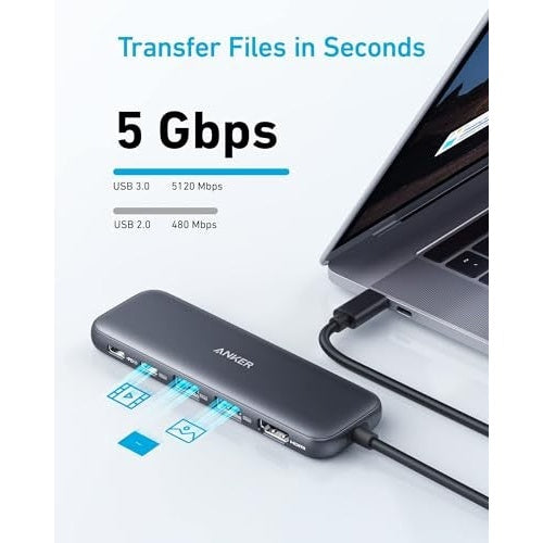 Anker PowerExpand+ 332 - Dockingstation - USB-C - HDMI (A8355H11) afbeelding 4