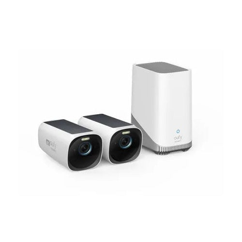 EUFY | Security Camera System E8144323 - 2x Cam E41 T8144 1x HomeBase 3 3W Solar Panel EU | Set - 0194644278403 - image 1