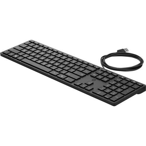 HPI Keyboard 320K Wired Desktop Swiss (9SR37AA#UUZ) afbeelding 1