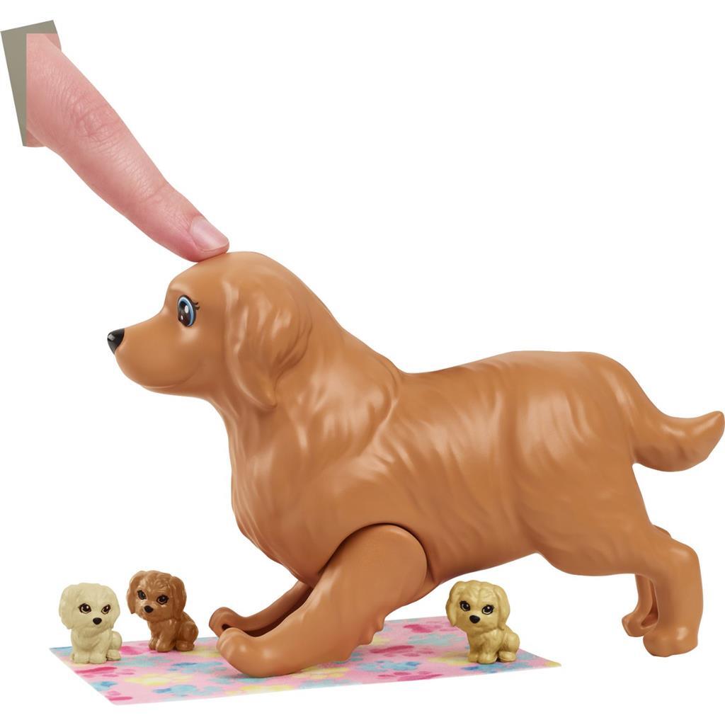 Barbie Doll with Dog and Puppies Playset