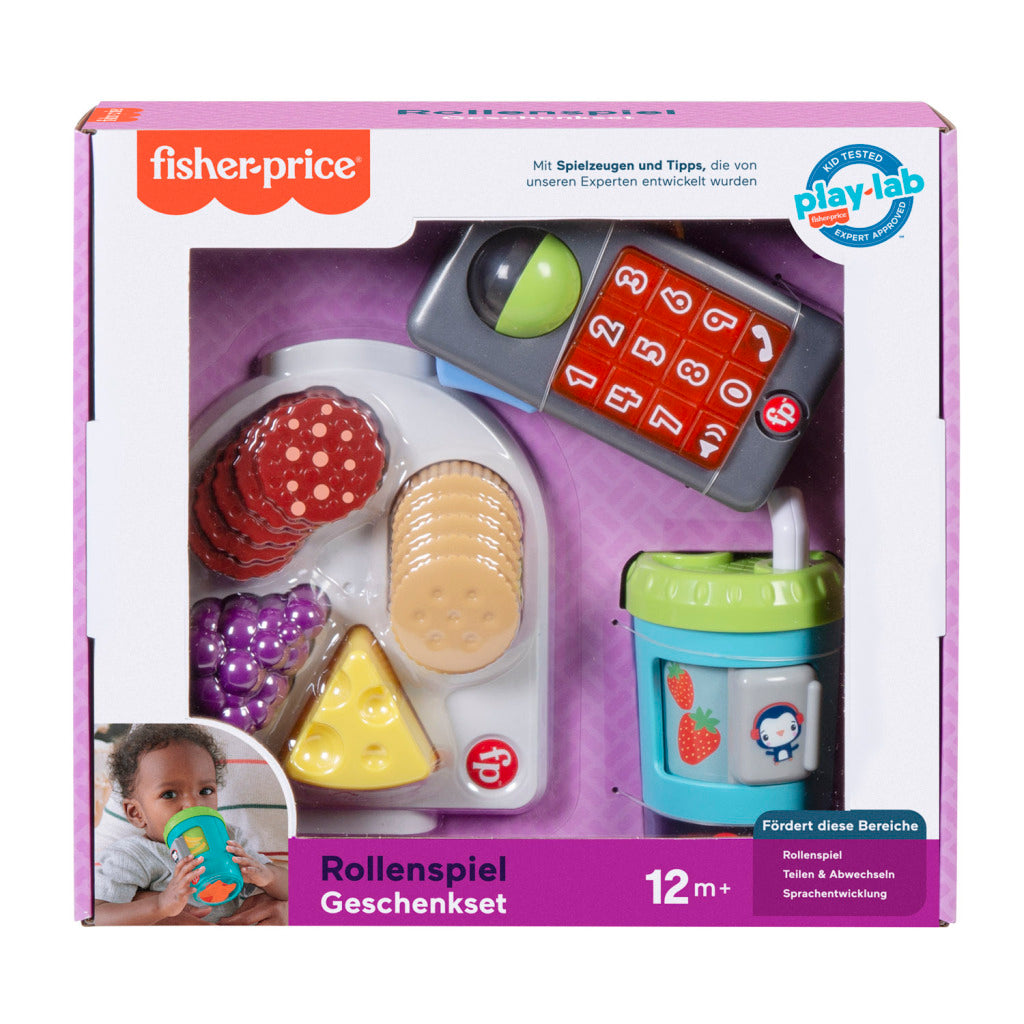 Fisher Price Smoothie Playset - Activity Cup and Snacks for 12 Months+